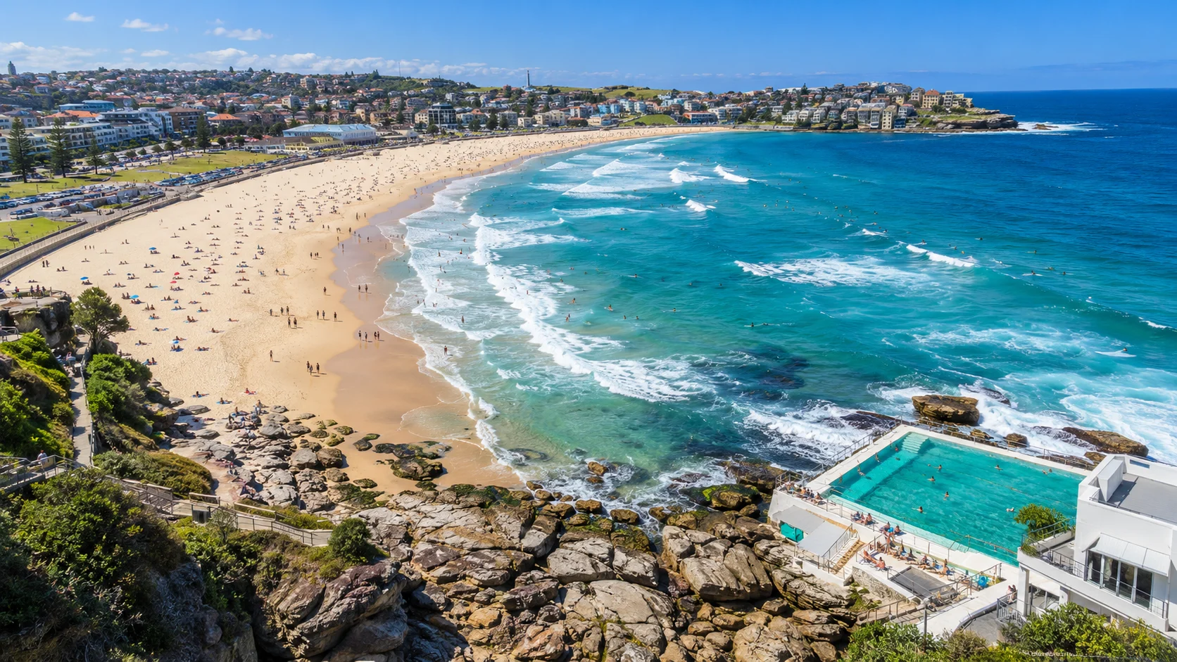 Bondi Beach accommodation — illustrative Bondi destination image
